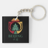 Peking China Azië Sleutelhanger (Achterkant)