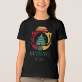 Peking China Azië Tri-Blend Shirt (Voorkant)