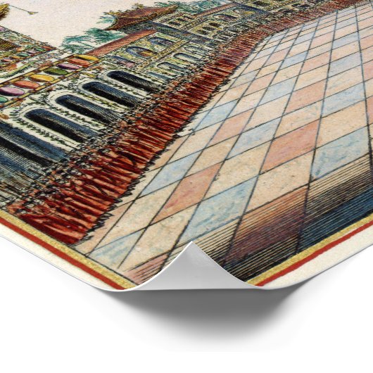 PEKING CHINA door Nieuhoff Poster (Hoek)