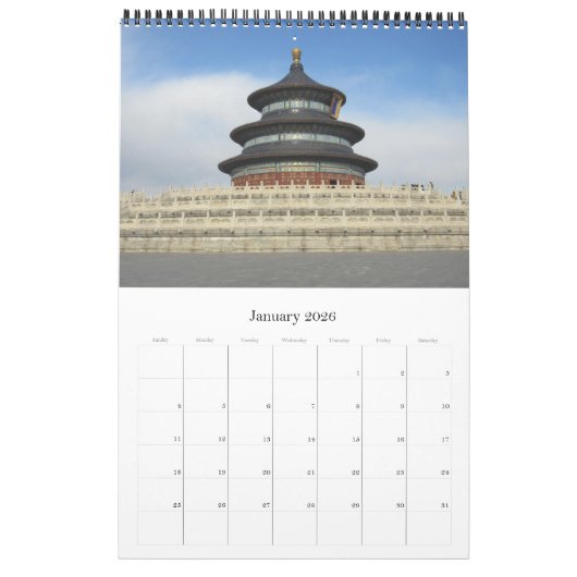 peking china kalender (Jan 2026)