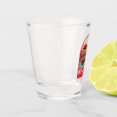 Peking China Reis Kunst Embleem Shot Glas (Links)