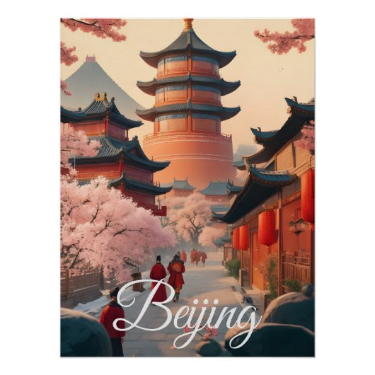 Peking China Reisposter Perfect Poster (Voorkant)