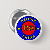 Peking China Ronde Button 5,7 Cm (Voorkant /achterkant)