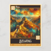 Peking, China | schilderij Briefkaart (Voorkant)