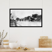 Peking, China Street Scene 1911 Poster (Keuken)