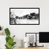 Peking, China Street Scene 1911 Poster (Thuiskantoor)