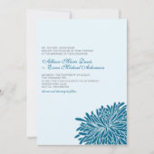 Peking Chrysanthemum Wedding Invitation Kaart (Voorkant)