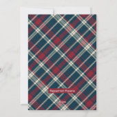 Peking Deer Magische Wensen Snowy Enchanted Forest Feestdagenkaart (Achterkant)