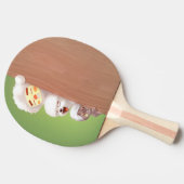 Peking Dieren Trio Tafeltennisbatje (Zijkant)