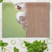 Peking Dieren Trio Theedoek (Gevouwen)
