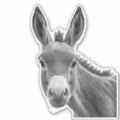 Peking Donkey Funny Sticker (Voorkant)