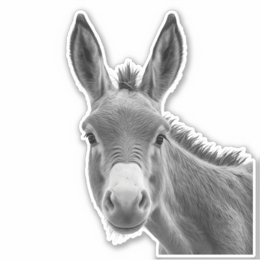 Peking Donkey Funny Sticker (Voorkant)