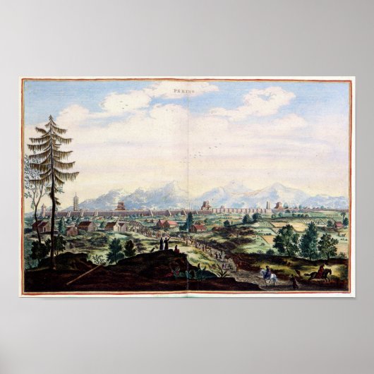 PEKING door Nieuhoff Poster (Voorkant)