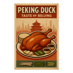 Peking Duck - Een culinair icoon van Beijing Perfect Poster