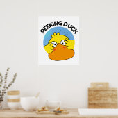 Peking Duck Funny Animal Chinese Dish Pun Poster (Keuken)