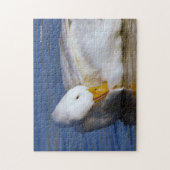 Peking Duck glimlacht een Mona Lisa-glimlach in de Legpuzzel (Verticaal)