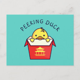 Peking Duck Pun Briefkaart