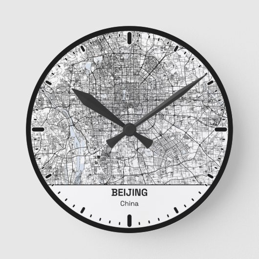 Peking Klok Stad Lijn Kunst (Voorkant)