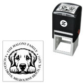 Peking Labrador Puppy gepersonaliseerd thema Zelfinktende Stempel (In situ)