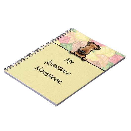 Peking Leuk Airedale notitieboek (Linkerzijde)