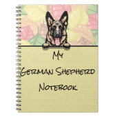 Peking Leuk Duits Herder notitieboek (Voorkant)