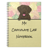 Peking Leuke Chocolade Labrador notitieboek (Voorkant)