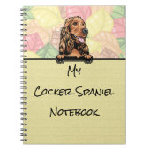 Peking Leuke Cocker Spaniel notitieboek (Voorkant)