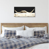Peking longhorn canvas afdruk (Insitu (Slaapkamer))