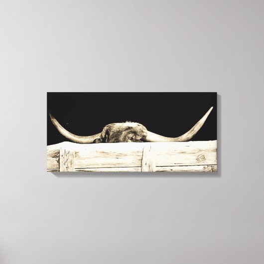 Peking longhorn canvas afdruk (Voorkant)