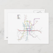 Peking-metro Briefkaart (Voorkant / Achterkant)