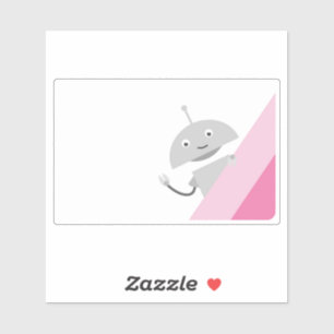 Peking Mia - roze Sticker