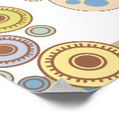 Peking Monsters Baby shower Banner Poster (Hoek)