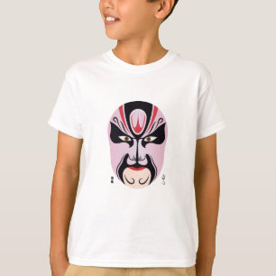 Peking opera make keup Li Kui T-shirt