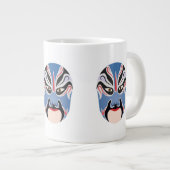 Peking opera make-up Lu Meng Grote Koffiekop (Voorkant rechts)