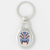 Peking opera make-up Lu Meng Sleutelhanger (Voorkant)