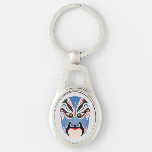 Peking opera make-up Lu Meng Sleutelhanger