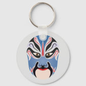 Peking opera make-up Lu Meng Sleutelhanger (Achterkant)