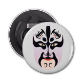 Peking opera make-up Zhang Fei Button Flesopener (Voorkant)