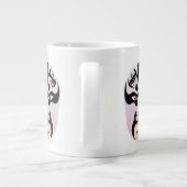 Peking opera make-up Zhang Fei Grote Koffiekop (Achterkant)