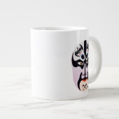 Peking opera make-up Zhang Fei Grote Koffiekop (Voorkant rechts)