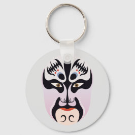Peking opera make-up Zhang Fei Sleutelhanger