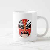 Peking opera make-up Zhang He Grote Koffiekop (Rechts)