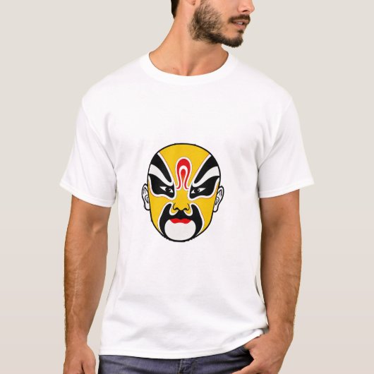 Peking Opera Yellow Face T-Shirt (Voorkant)