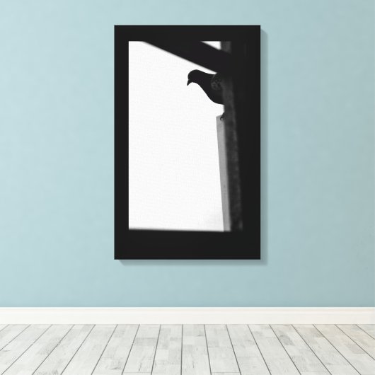 Peking Pigeon Canvas Afdruk (Insitu (Houten vloer))