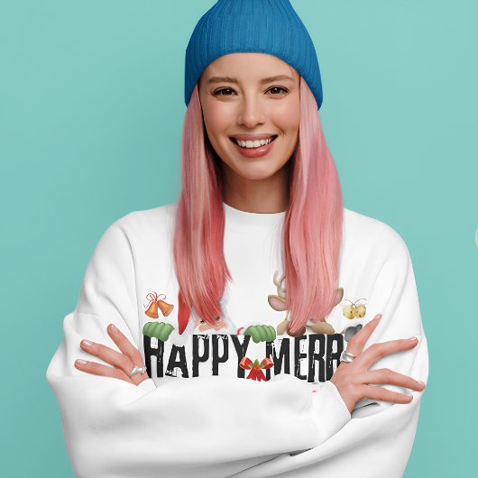 Peking Santa en Rendier Christmas Fun Trui