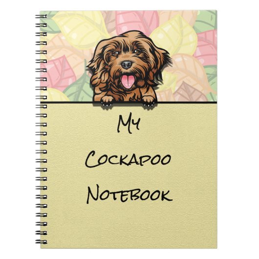 Peking schattig Cockapoo notitieboek (Voorkant)