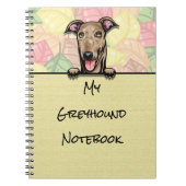 Peking Schattig Greyhound notitieboek (Voorkant)