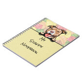 Peking Schattig Staffy, lichtbruin, notitieboek (Linkerzijde)