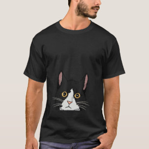 Peking Tuxedo Cat Lady Cat mam Cute Tuxedo Cat T-shirt