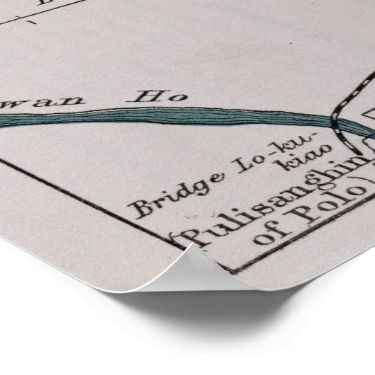 Peking uit het boek Ser Marco Polo Poster (Hoek)